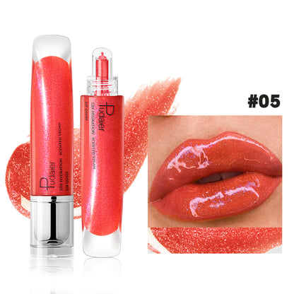 SPARKLING MIRROR LIP GLOSS WITH JOJOBA & OLIVE OIL