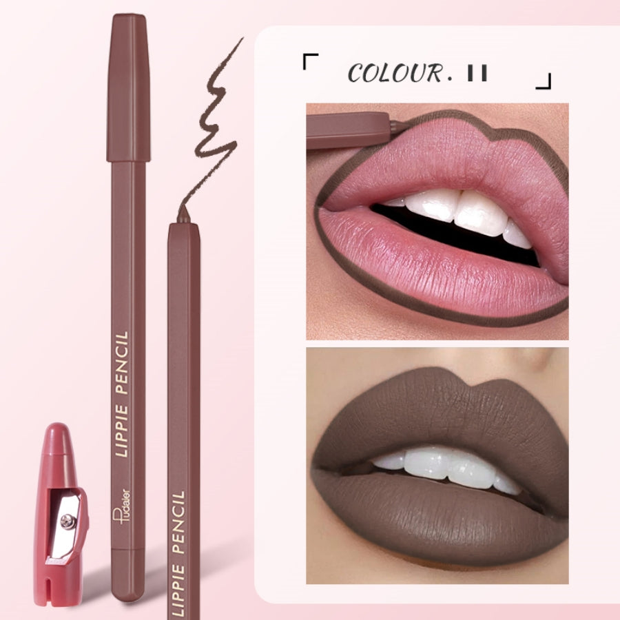 WATERPROOF NON-STICK CUP MATTE LIP LINER LIPPIE MAKEUP PENCIL