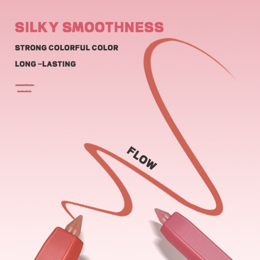 WATERPROOF NON-STICK CUP MATTE LIP LINER LIPPIE MAKEUP PENCIL